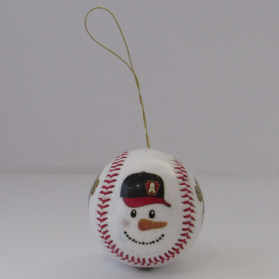 Altoona Curve Baseball Ornament - Snowman