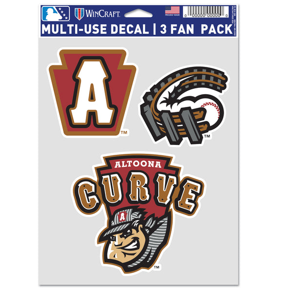 Altoona Curve 3pk Decal