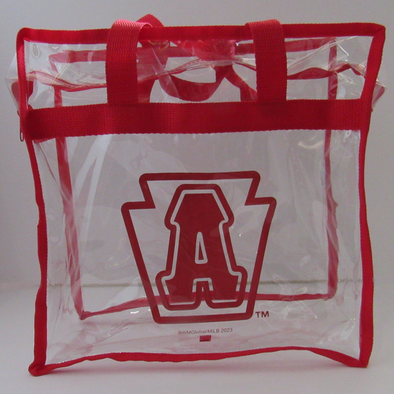 Altoona Curve Clear Tote with Zipper