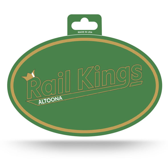 Altoona Curve Oval Rail Kings Sticker