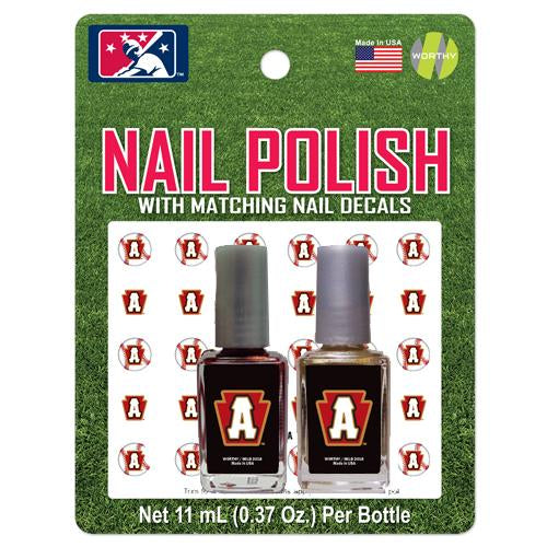 Altoona Curve Nail Polish with Decals